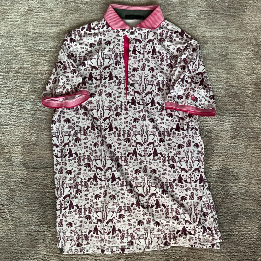 Greyson Animal Graphic Polo Shirt